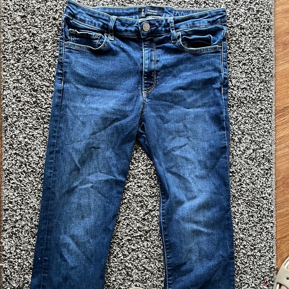 GAP Denim Crop Kick Stone Wash Jeans - Picture 1 of 6